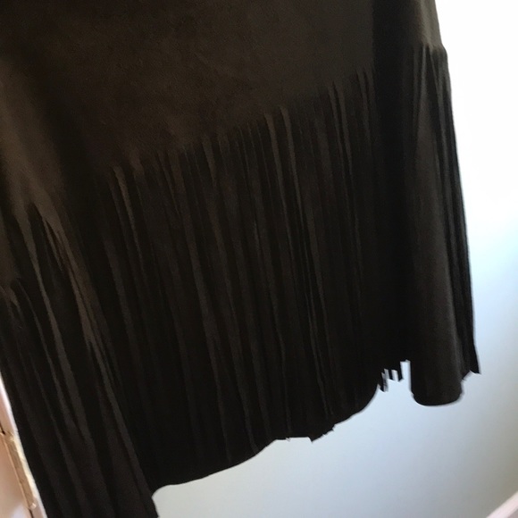 NWT JOLT BLACK FRINGE SKIRT - Picture 3 of 3
